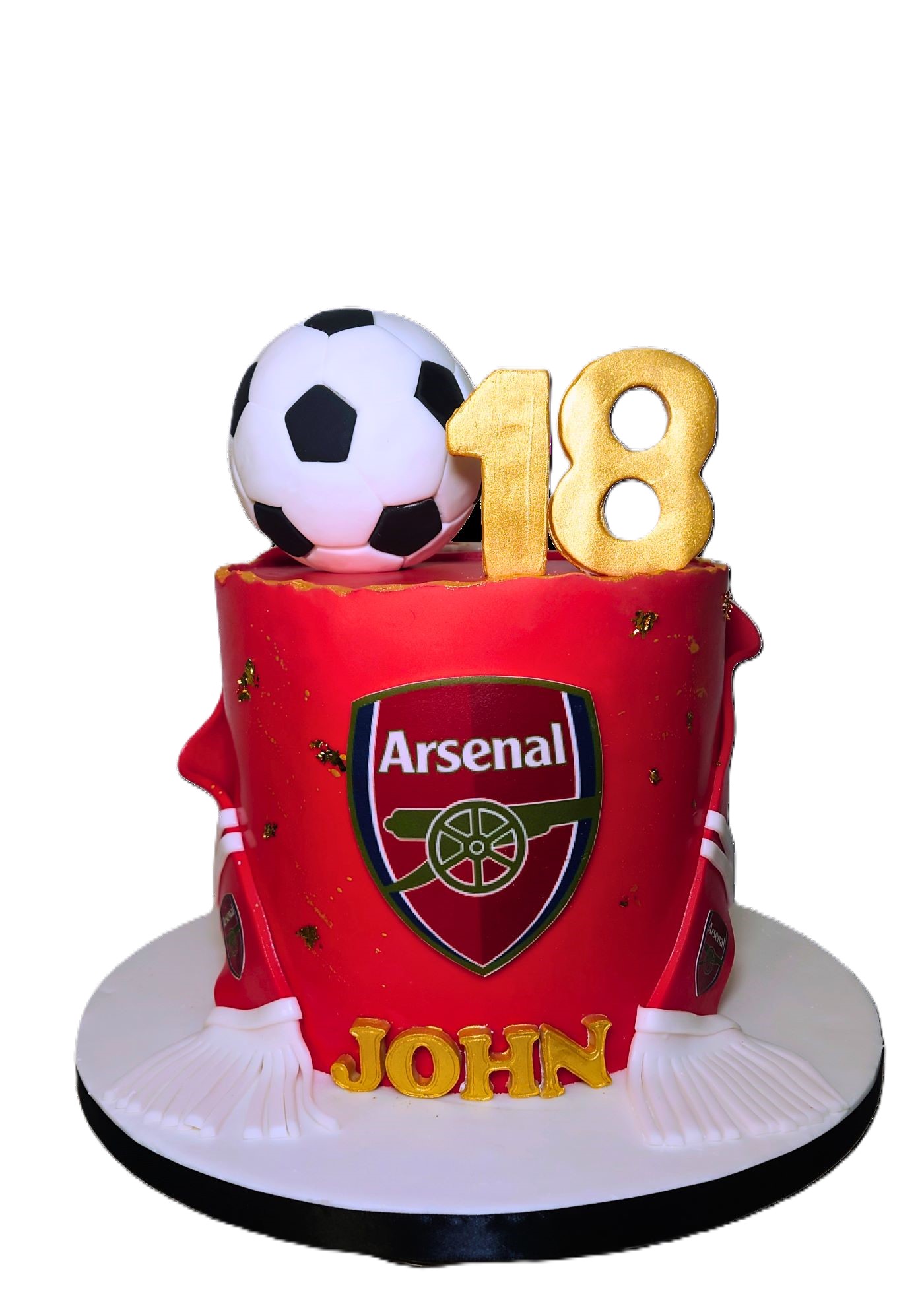 Arsenal Football Birthday Cake