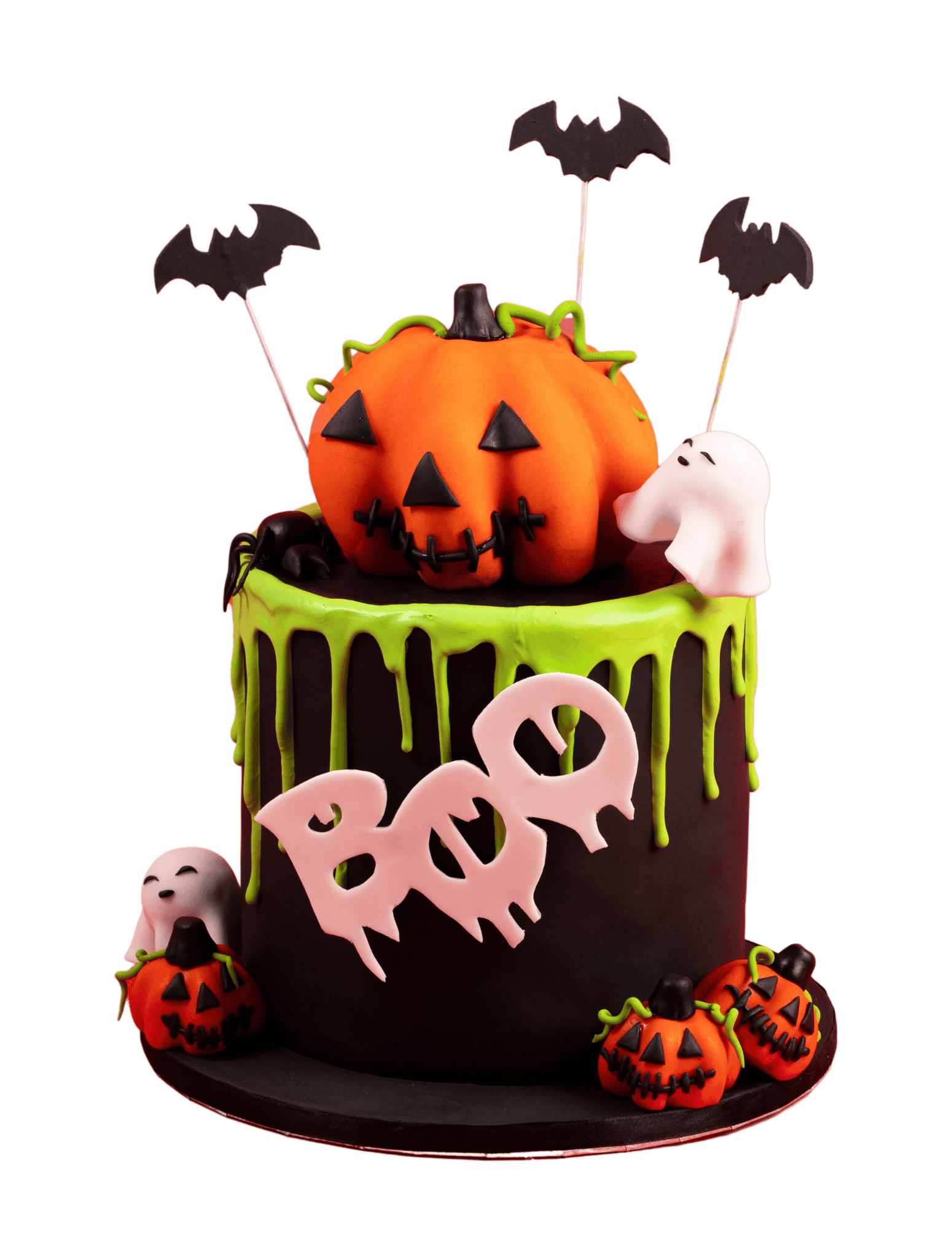 Boo! Halloween Drip Cake