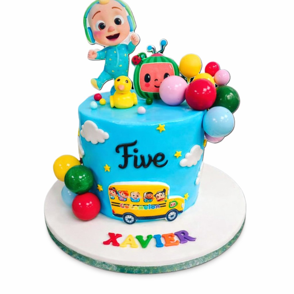 Cocomelon Colourful Cake