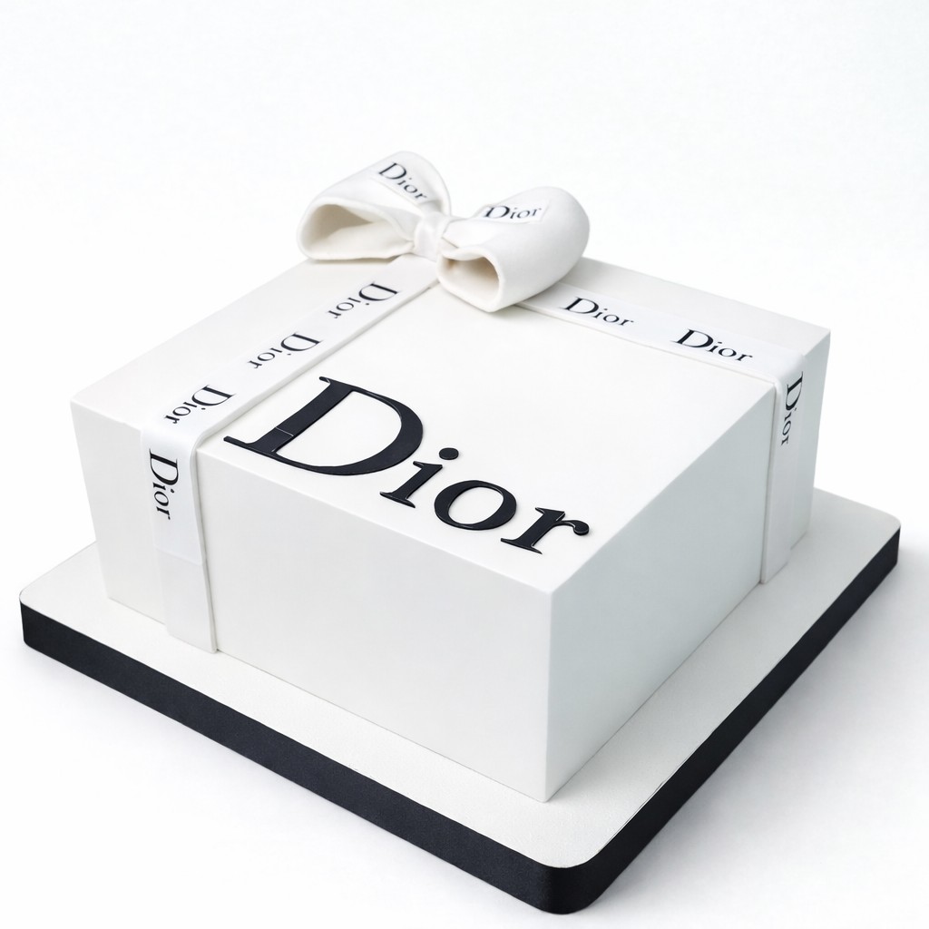 Dior Box Cake