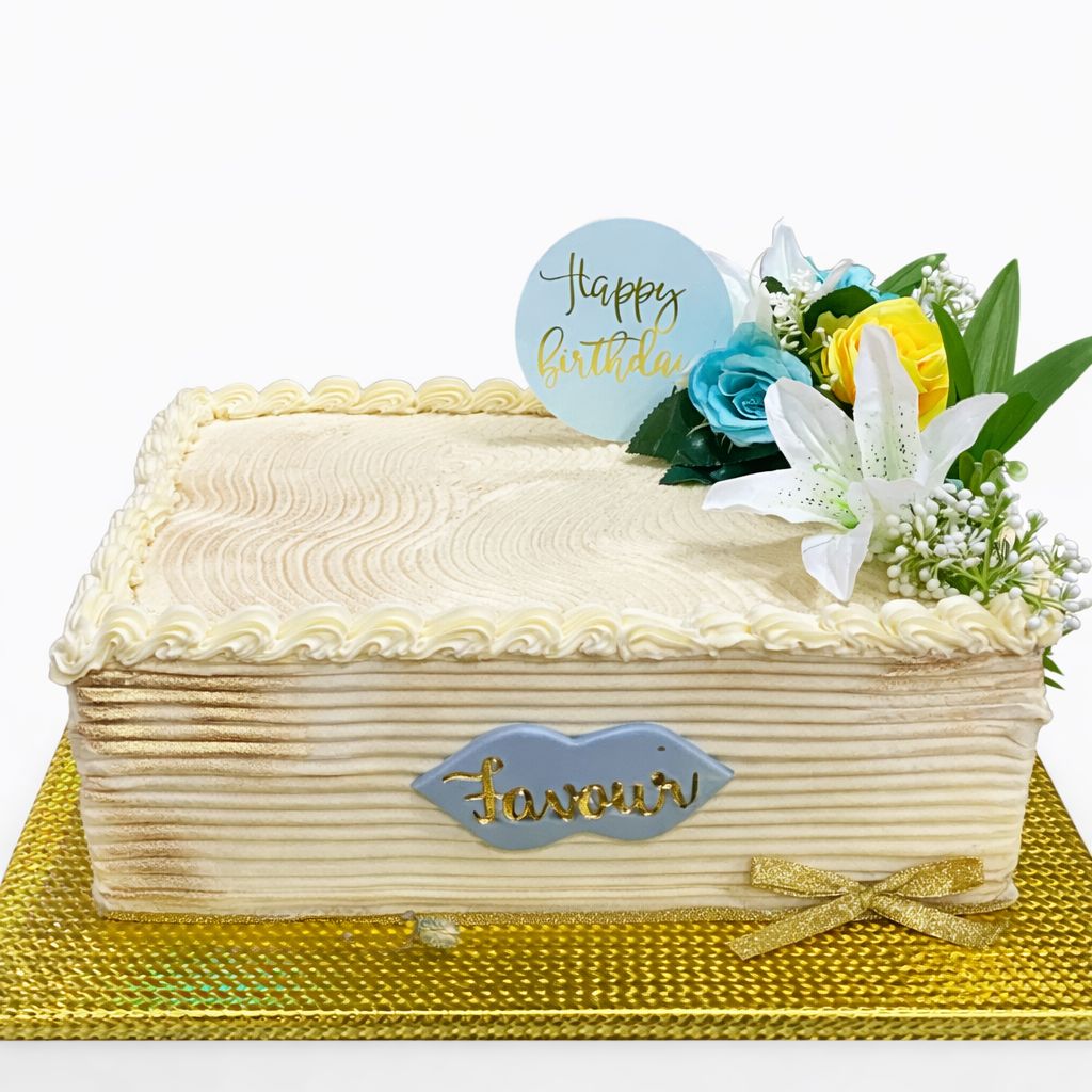 Floral Buttercream Sheet Cake