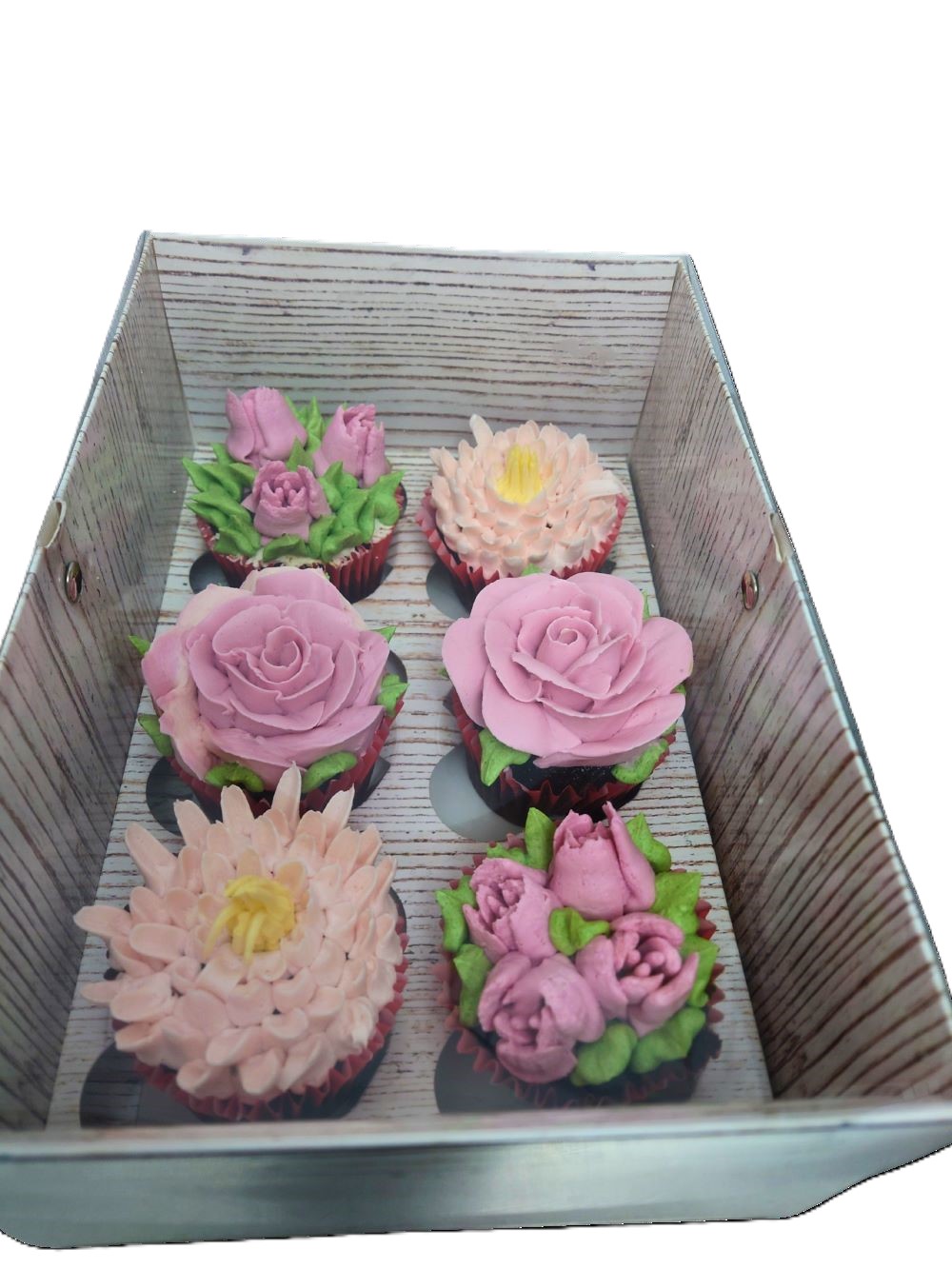 Garden Flowers Cupcakes