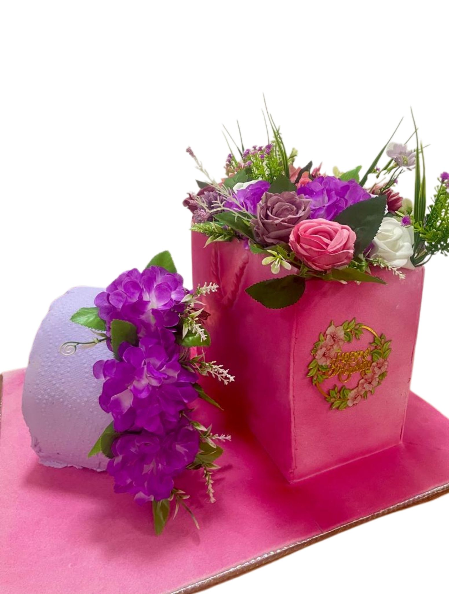 Garden-Inspired Floral Celebration Cake