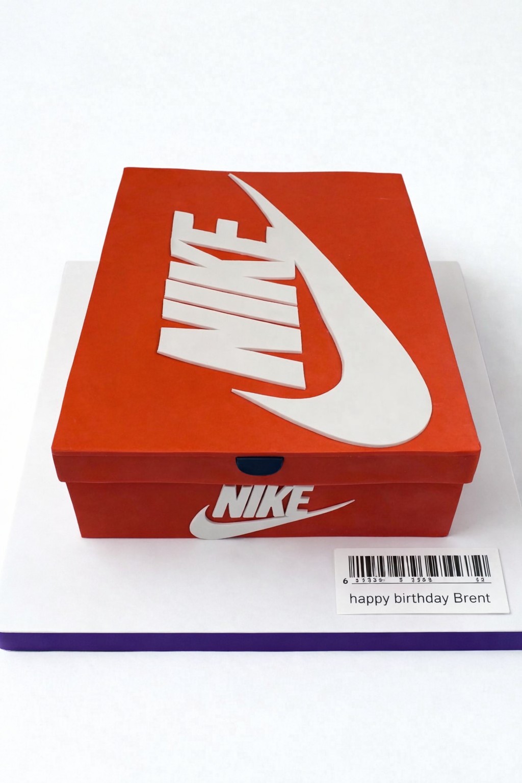 Nike Shoebox Cake