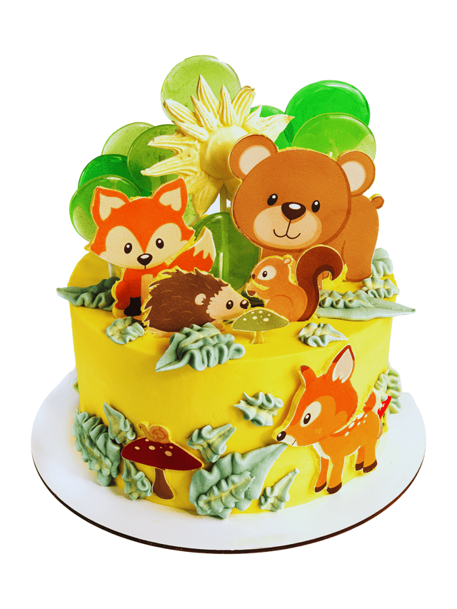 Forest Friends Cake