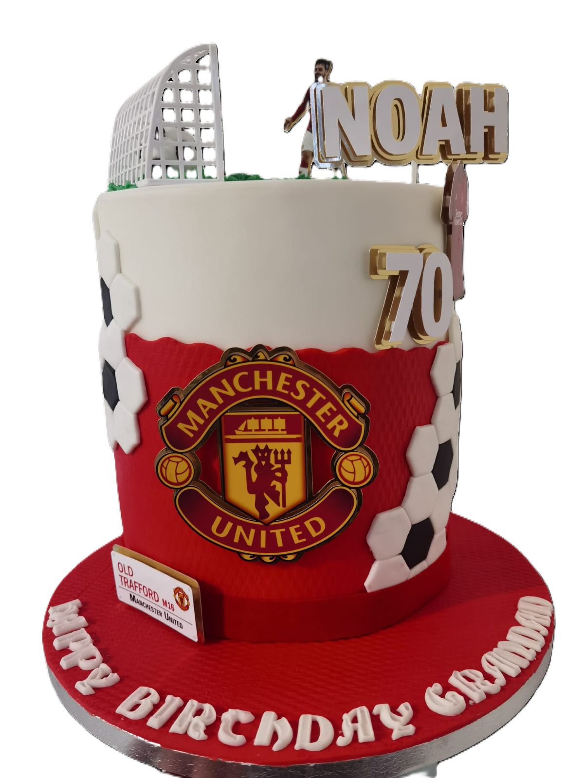 Manchester United Themed Cake
