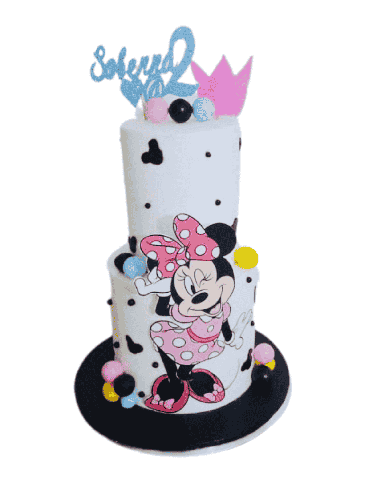 Minnie Mouse Two Tier Cake