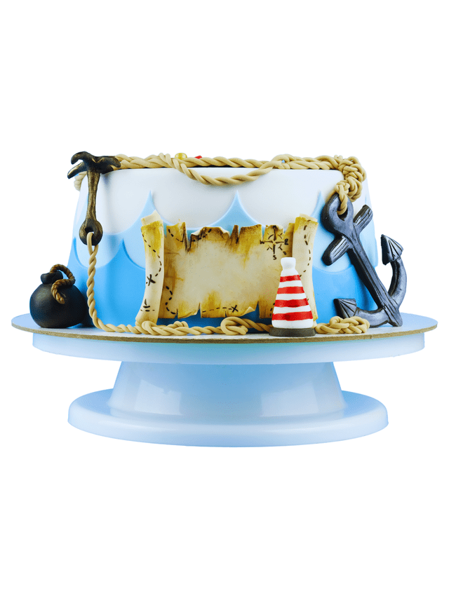 Nautical Pirate Birthday Cake