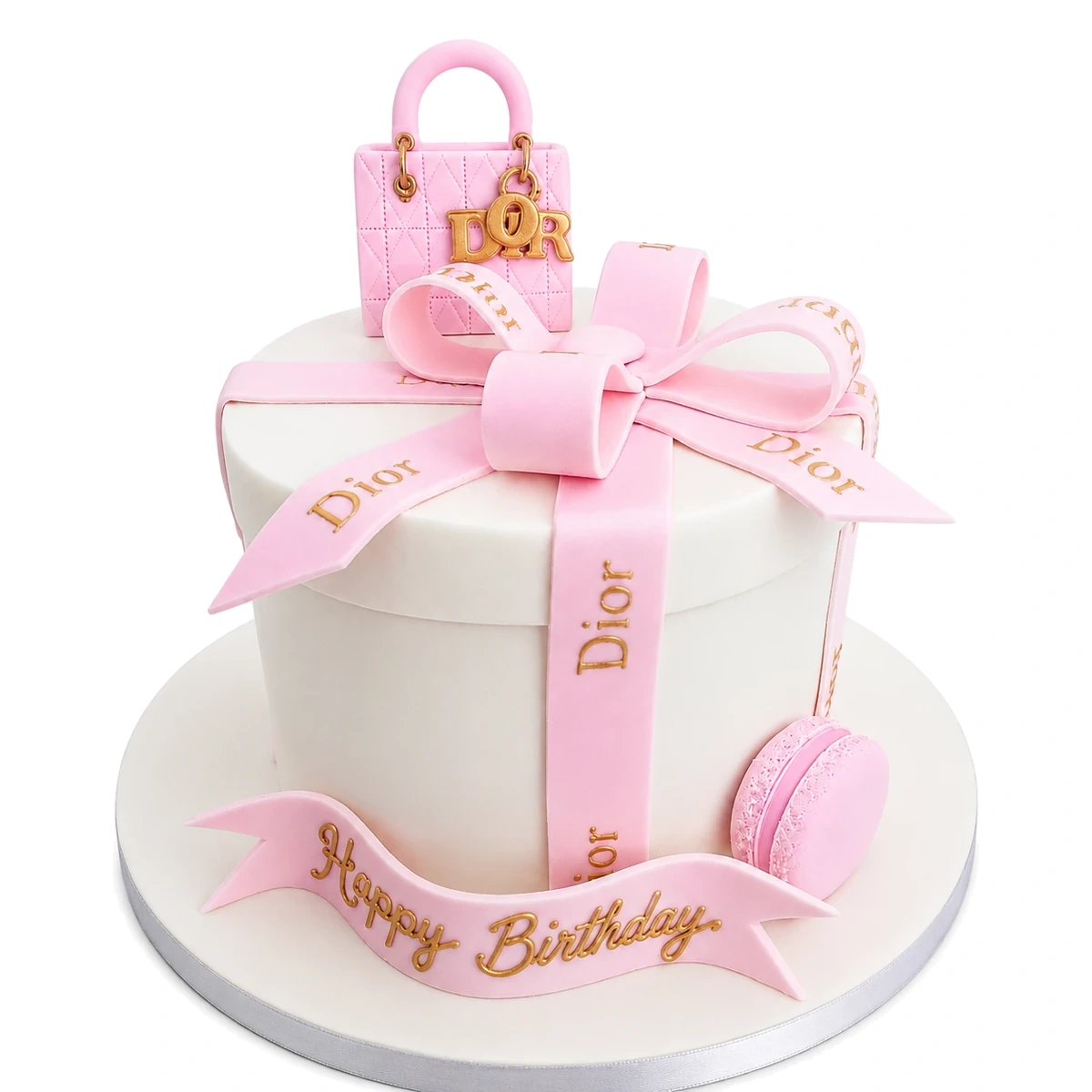 Pink Dior Inspired Cake