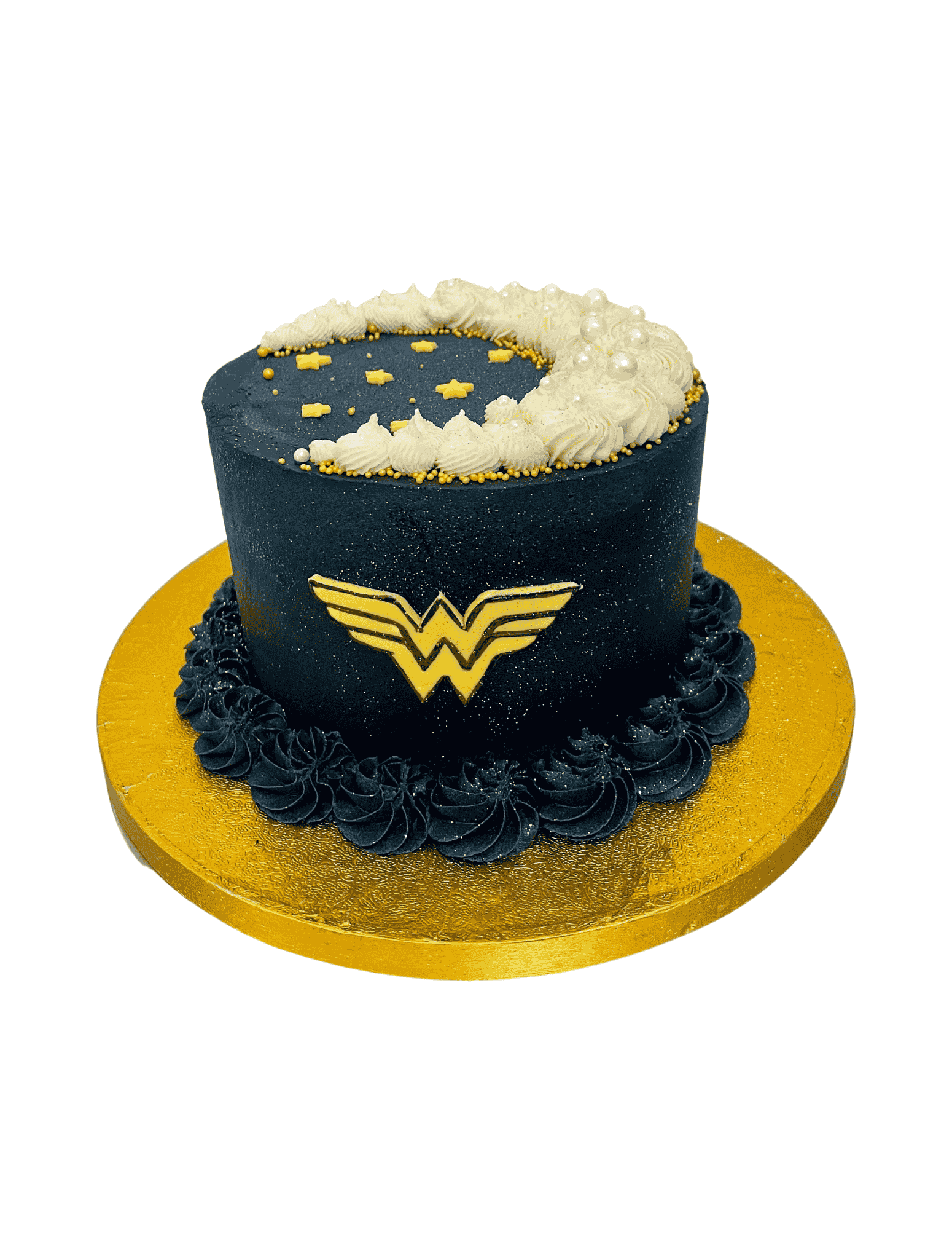 Wonder Woman–Inspired Superhero Cake