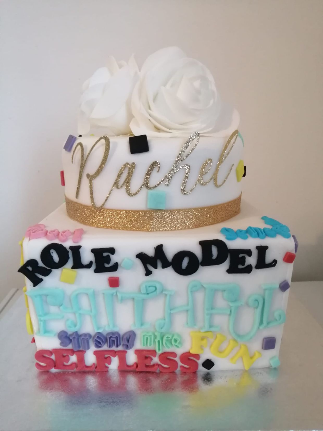 Word Affirmation Cake
